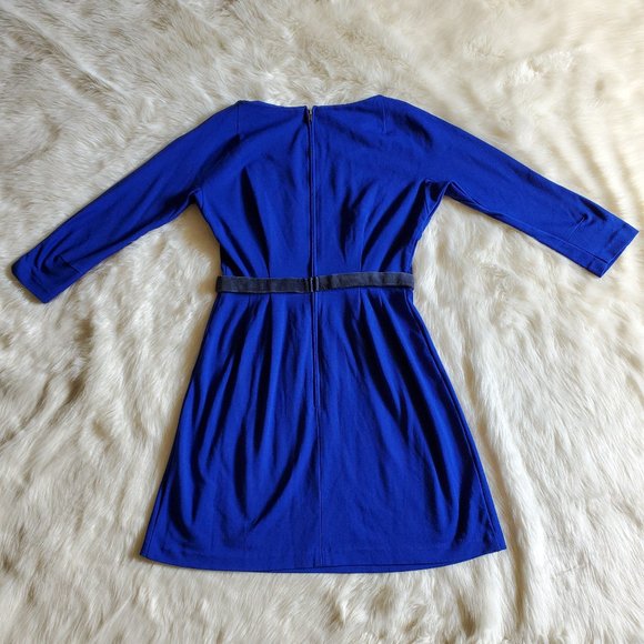 Anthropologie Girls From Savoy Blue Ponte Knit Dress (as Seen on Taylor Swift) - Picture 6 of 16
